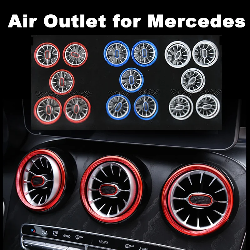 

Free Shipping Air Condition AC Vent Outlet Mercedes Benz V Class W447 Vito V250 Car Interior Front Console Turbo Style Replace