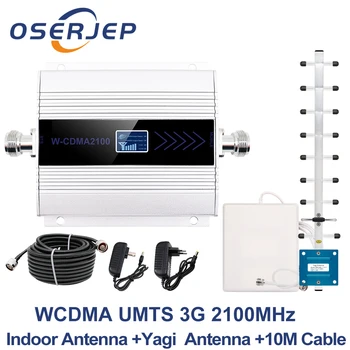 

led display UMTS 2100Mhz repeater celular MOBILE PHONE Signal Repeater booster,2100MHz amplifier + Yagi /Panel Antenna