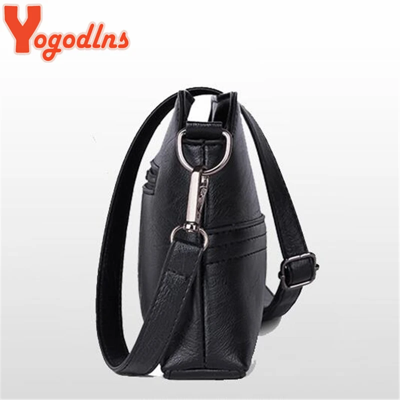 Yogodlns повседневная женская сумка через плечо из искусственной кожи, сумки-мессенджеры для женщин, маленькие сумочки для телефона, сумки высокого качества