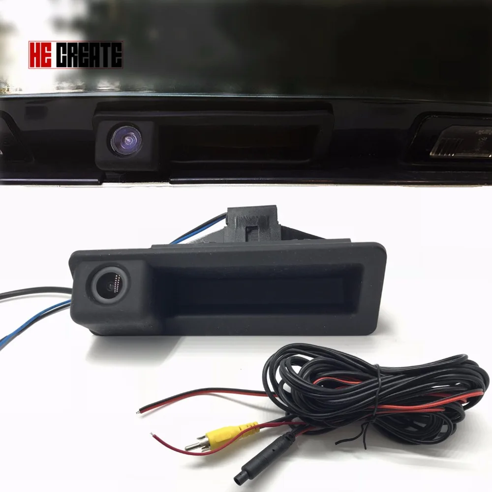 HE CREATE Rear View font b Camera b font Car Reverse Backup Boot Trunk Handle font