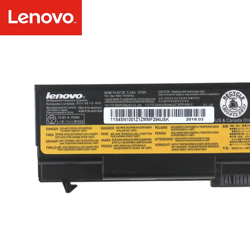 Аккумулятор для ноутбука lenovo Thinkpad E40 E420 SL410 SL410K T410 T510 E520 E50 W510 W520 L412 L420 L421 T520