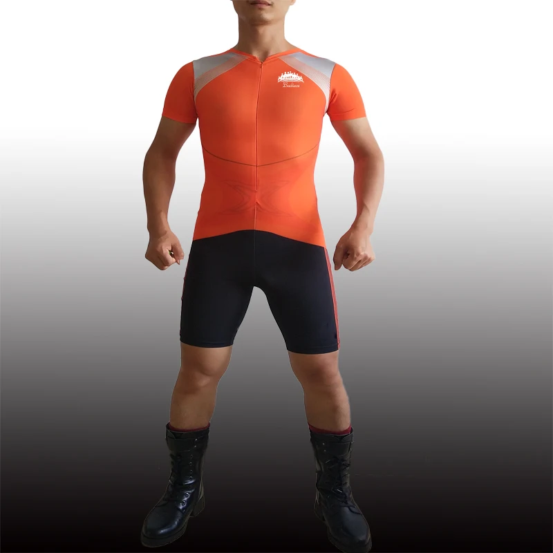 Strong Muscle Man Track & Field Fast Running One Piece Suit