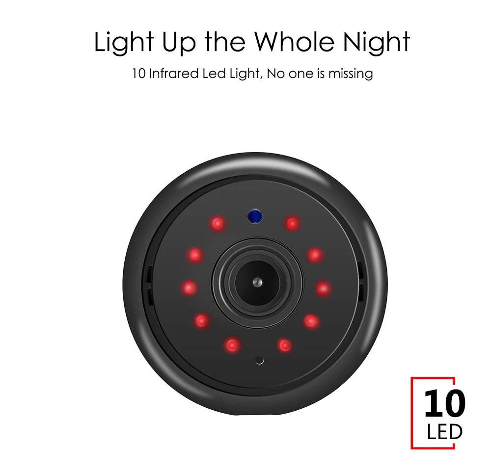 Wistino 960P Wireless IP Camera VR Mini WIFI Camera IR Night Vision Smart Home Security Camera Onvif Monitor Baby Monitor 2 (6)