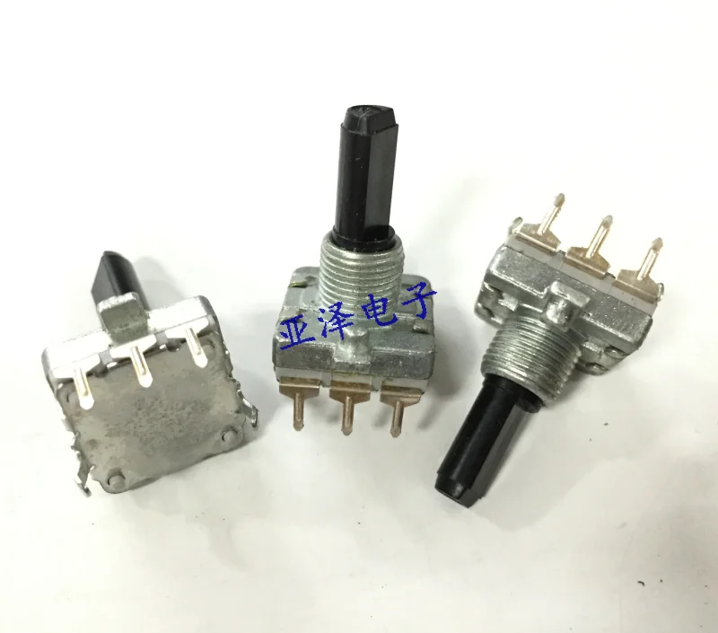 

5PCS/LOT EC16-type rotary encoder 24 positioning number 24 pulse length 20MM stereo digital rotary potentiometer