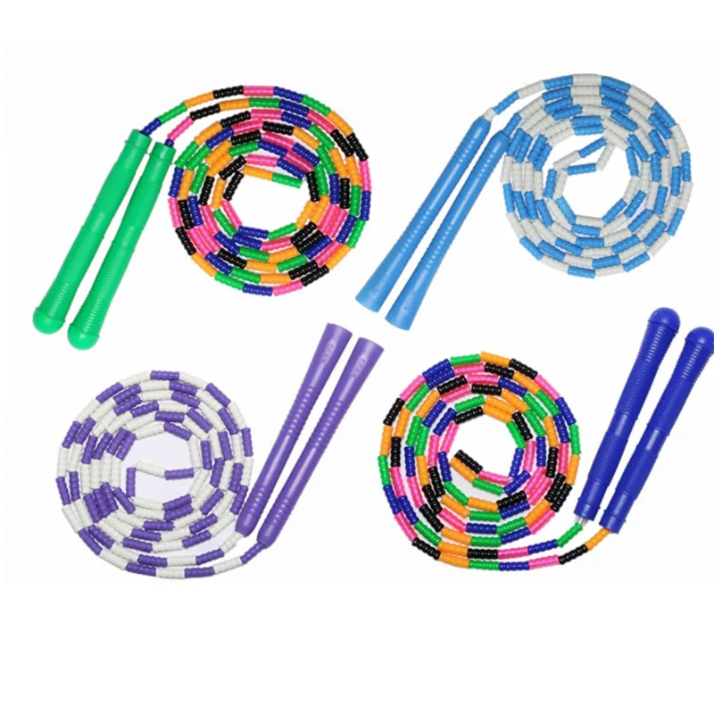 Kindergarten children professional bamboo skipping jump tricks adult