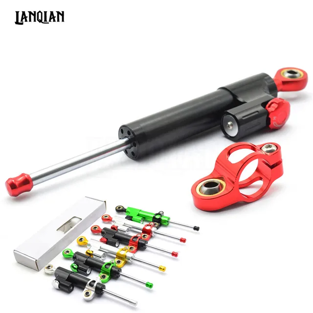 Universal Motorcycle Damper Steering Stabilizer Moto Linear Safety
