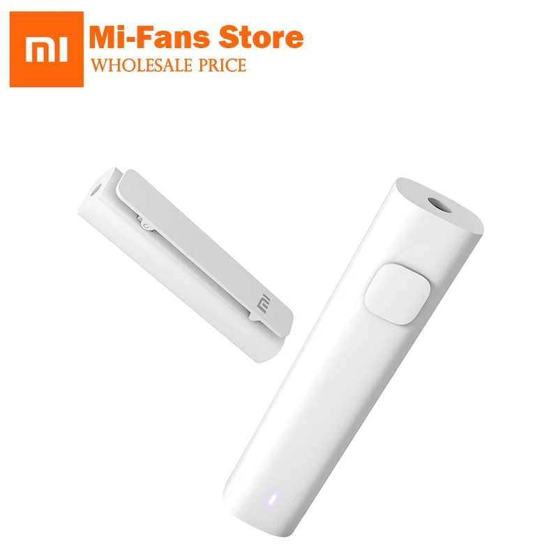 Original Xiaomi Bluetooth 4.2 Audio Receive Music Wireless Receiver Adapter 4-5Hours Battery Life for Speaker Earphone Headphone