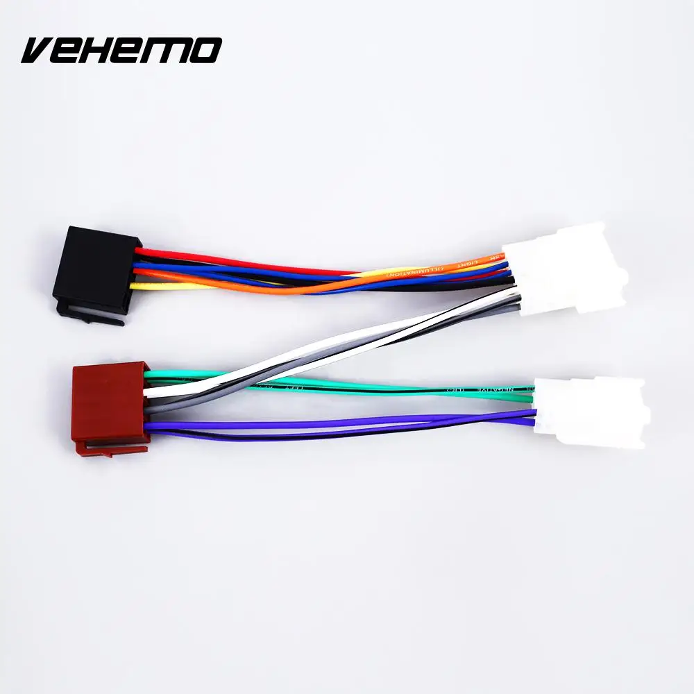 

Plug Wire ISO Wiring Harness Matched Audio Line Tail Line Connector Adaptor Line Dedicated Stereo Radio Plug for Toyota