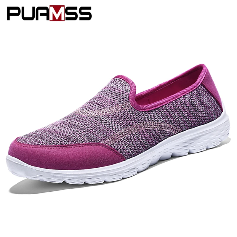 

Women Flat Shoes Breathable Comfort Loafers 2019 New Fashion Women Walking Leisure Vacation Casual Shoes Women