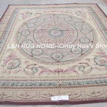 8'X10' вязанное крючком шерстяное изделие ковры, ручная шитые ковры для гостиной новозеландская шерсть ковры цветочный дизайн