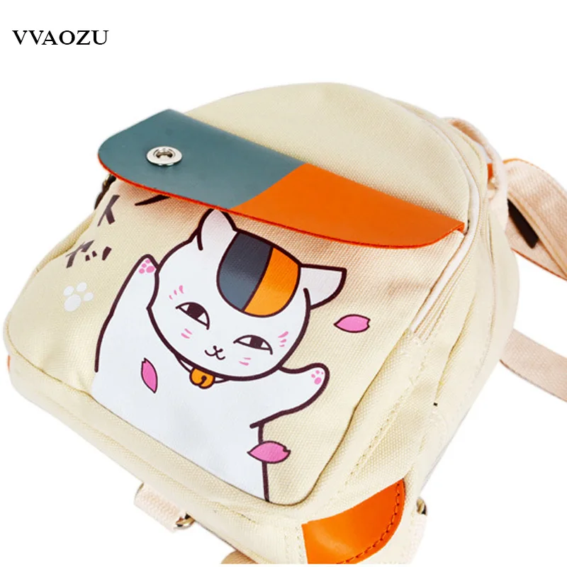 Холщовый мини рюкзак с аниме natlifepo4 Yuujinchou многофункциональный дорожный