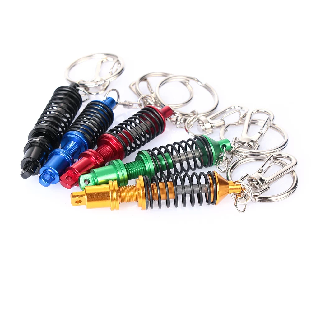 

Universal Car Interior Suspension Keychain Key Chain Ring Keyring Keyholder Auto Coilover Spring Shock Absorber Tuning Part