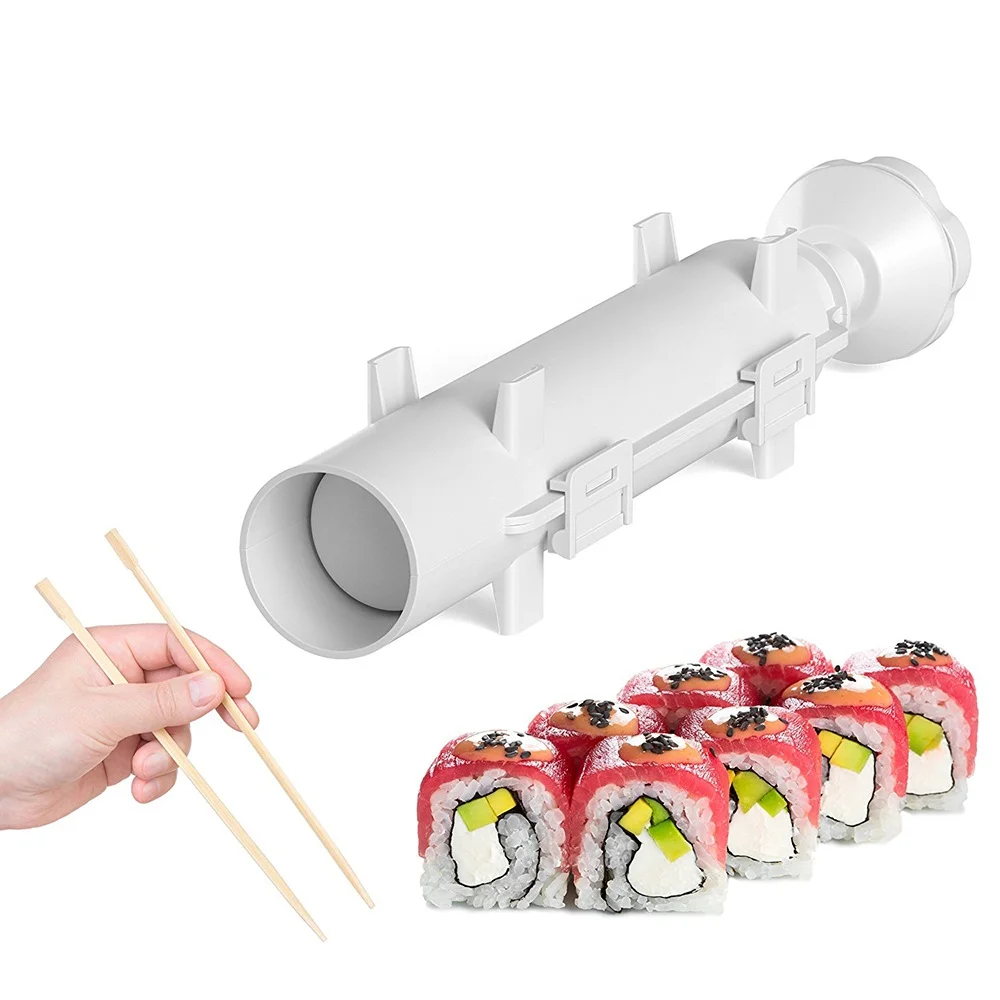 

Sushi Tube DIY Roller Maker Mold Making Sushi Roll Mould Bazooka Rice Meat Vegetables Kitchen Gadget Supplies Stuff Cooking Tool