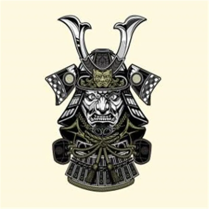 

Japanese samurai Iron on transfers biker patches for clothes 3d stickers for clothing heat transfer thermocollants t-shirt patch