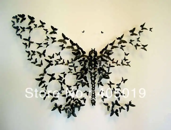 2 3 5 8cm 3d Diy Butterfly Wall Sticker Decoration 10 Different