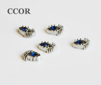 

10pcs Beautiful Cute Blue Eyes Floating Charms Fit For Lockets, Gifts