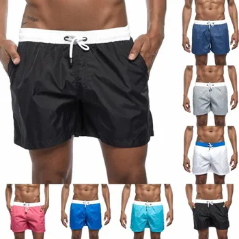

mens pant Men's Swim Drawstring Trunks Quick Dry Beach Surfing Running Swimming