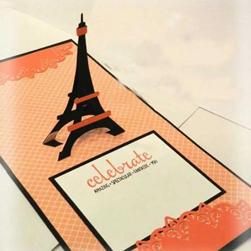 Aliexpress Buy Metal Cutting Dies Stencil Eiffel Tower For DIY 