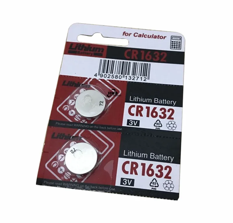 2x CR1632 1632 DL1632 3V Lithium Batteries Cell Button Coin Batteryin