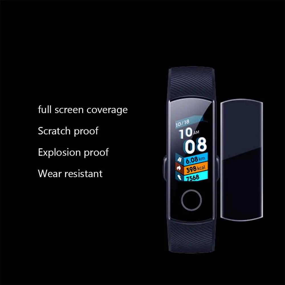 1/3/5 шт. Браслет для Huawei Honor Band 4 защитная пленка экрана HD аксессуары Glory Защитная