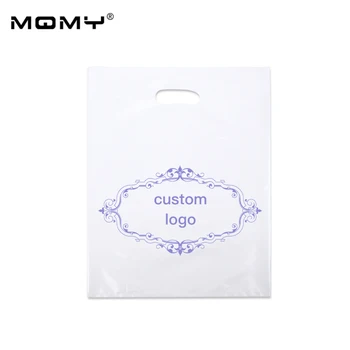 

45x55cm 500pcs/lot Custom Printed Plastic Bag For Packaging/handing Gift Shopping Bag
