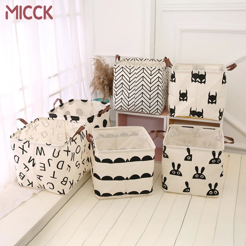 MICCK سلة الغسيل القابلة للطي تخزين الملابس سلة التخزين برميل الاطفال لعب حامل الحاويات أشتات الملابس المنظم أكياس MICCK سلة الغسيل القابلة للطي تخزين الملابس سلة التخزين برميل الاطفال لعب حامل الحاويات أشتات الملابس المنظم أكياس