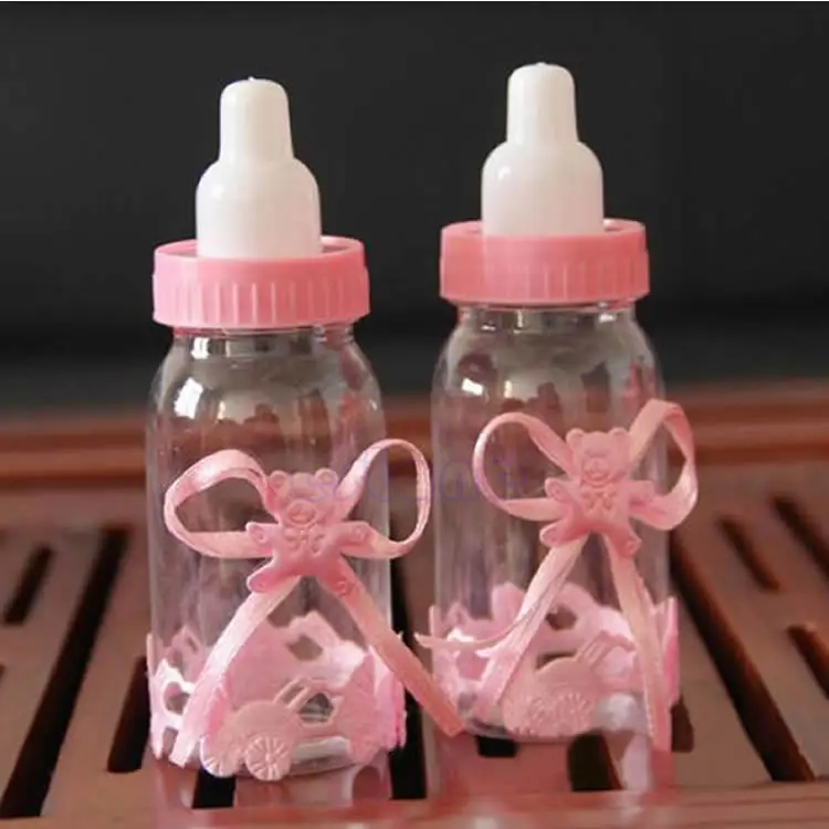 

1X Baby Shower Baptism Christening Birthday Gift Party Favors Candy Box Bottle