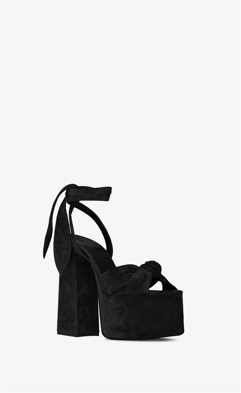 FEDONAS/Новые модные брендовые дизайнерские женские босоножки на очень высоком каблуке и платформе с круглым носком; винтажные вечерние туфли на шнуровке для ночного клуба