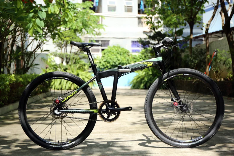 Cheap The new 26-inch aluminum alloy folding mountain bike transmission disc folding bike 4 Cheap The new 26-inch aluminum alloy folding mountain bike transmission disc folding bike 4