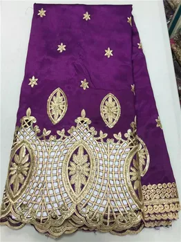 

LJ14KFree shipping African george lace fabric with sequins, attractive design French lace for women dress!