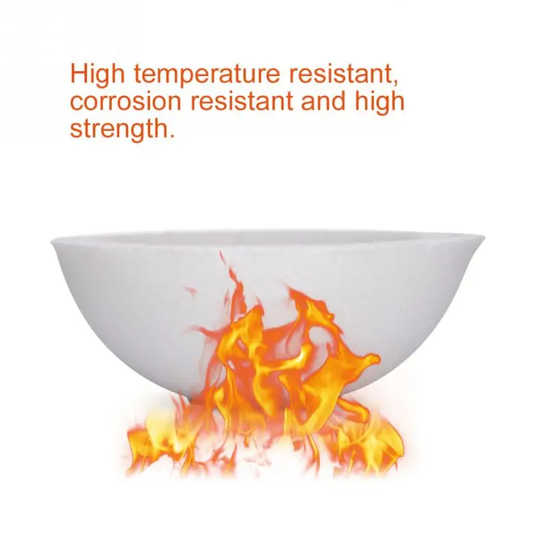 Кварцевый плавильный литейный тигель горшок для золотого, серебряного, Платинового рафинирования для Золотого, серебряного, Платинового рафинирования белого цвета