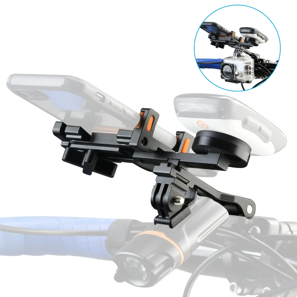 Best Bicycle Computer Mount Holder Bike Sports Camera Phone Mount Bicycle Flashlight Mount Multifunctional Bike Mount 0