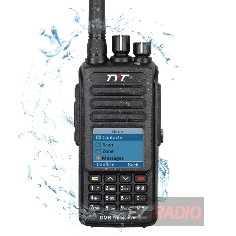 TYT MD-390 DMR цифровая рация MD-UV390 Двухдиапазонная TYT DMR опционально gps IP67 водонепроницаемый пылезащитный Upgrde MD-380 MD-UV380