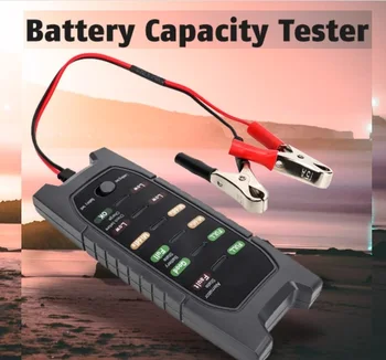 

Original Battery Capacity Tester LED Display Good Heat Dissipation Compact Size Quickly Test for 12V Battery and Alternator