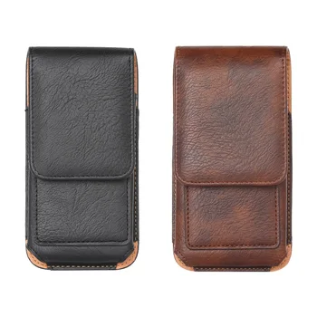 

Belt Cover For iPhone series case Universal Pouch Mobile Bag Leather Wallet Case 4.7/5.0/5.5/6.3inch Bag Holster For Smart Phone