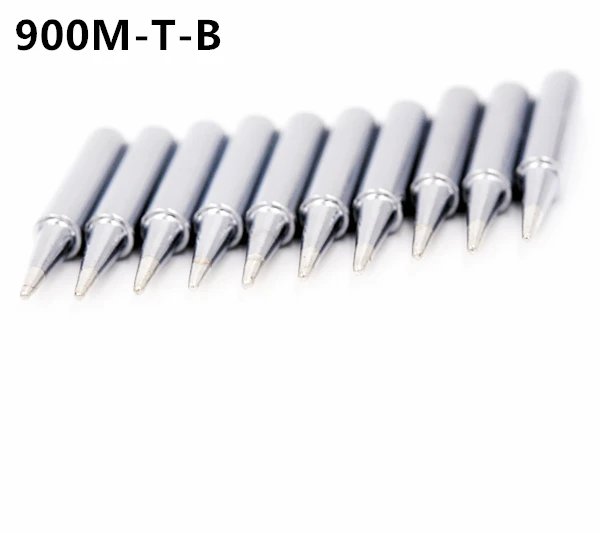 

SZBFT 10pcs Solder Soldering Iron Tip 900M-T-B welding tips for Hakko Soldering Rework Station Tool free shipping