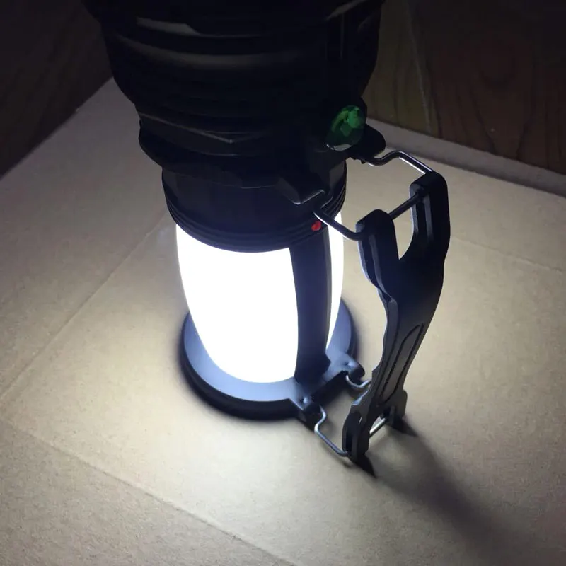 

Solar Power Rechargeable Battery LED Flashlight Outdoor Camping Tent Light Lantern Lamp LO88
