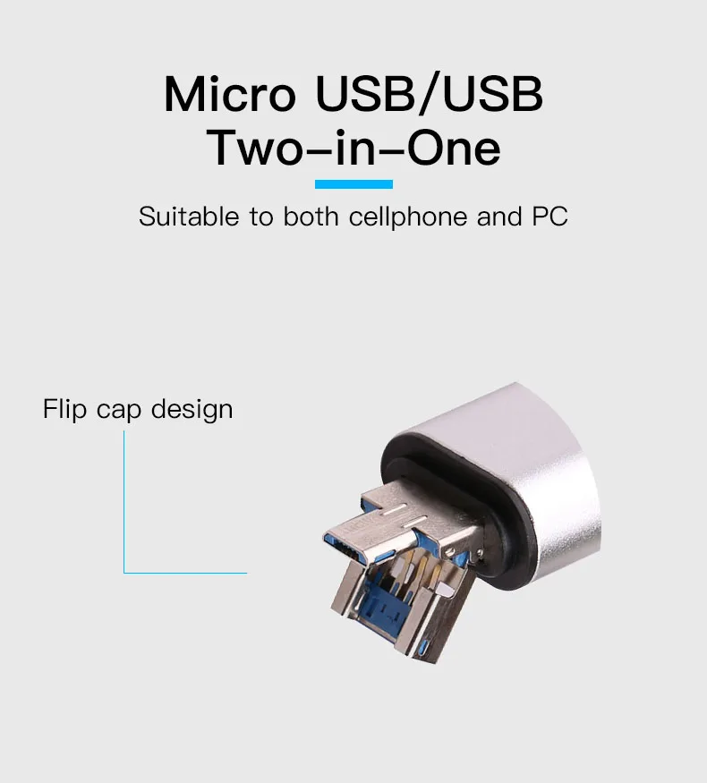 Все в 1 usb type C кард-ридер SDHC SD карта памяти Micro SD ридер USB C Micro USB адаптер памяти для Macbook Android Phone PC