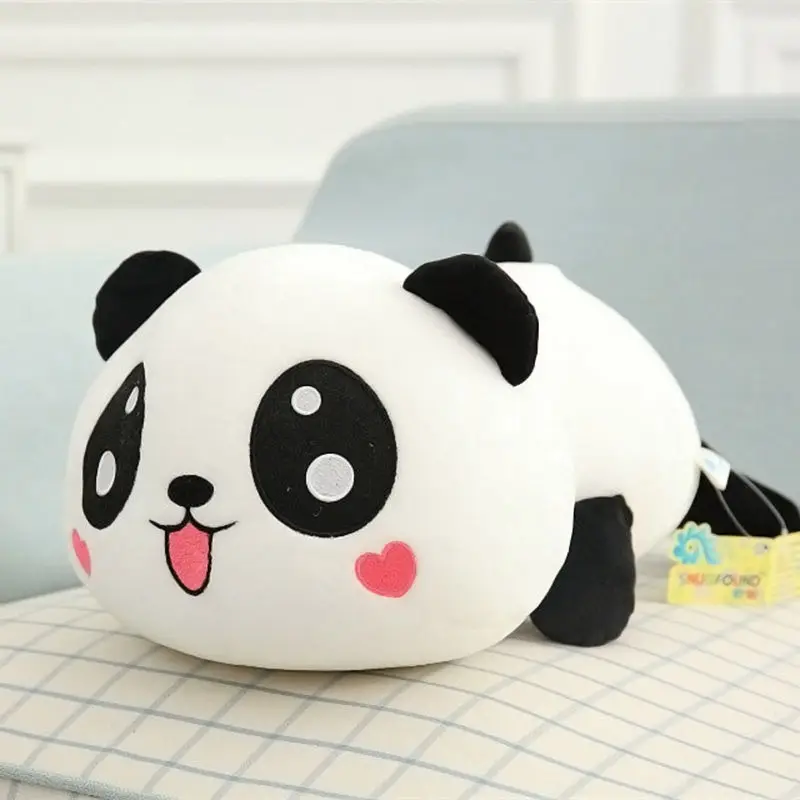 Качественная стоящая Милая панда Медведь плюшевая мягкая игрушка милая кукла подарок домашний декор подушка