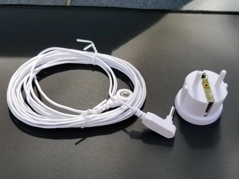 

Earthing EU Socket plug with grounding cord for Earthing sheet / pillow case / earthing mat