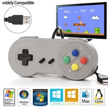 Игровой контроллер USB игровой джойстик геймпад контроллер управления для nintendo SNES игровой коврик для Windows PC MAC компьютерный джойстик управления