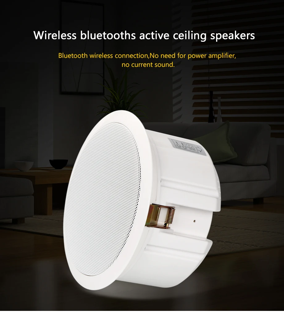 Активный bluetooth потолочный динамик стерео Беспроводная потолочная ...