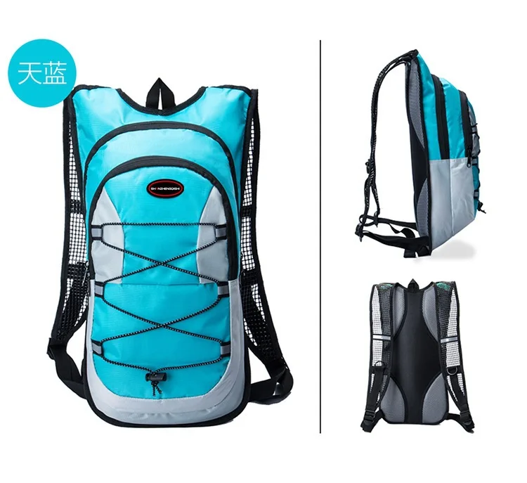 1 PCs Cycling Hydration Pack Backpack Bag adtrek Hiking 2L Water Bladder Riding Backpack Shoulders Outdoor Backpack Mountain - Цвет: Синий