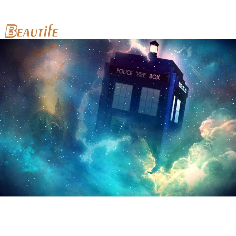 Тканевый Шелковый постер Doctor Who tardis на заказ новинка печать вашего собственного