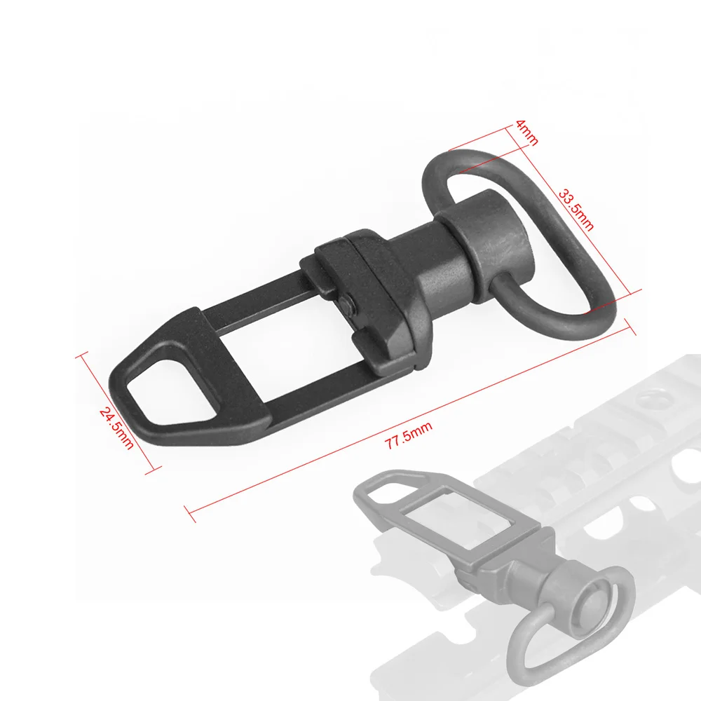 

Tactical Sling Adapter Scope Accessory For Airsoft Rifle Scope Hunting HS33-0082