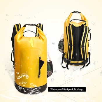 

30L Big Capacity Waterproof Backpack Dry Bag Sack Storage Bag Rafting Sports Backpack Kayaking Canoeing Swimming Bag Travel Kits