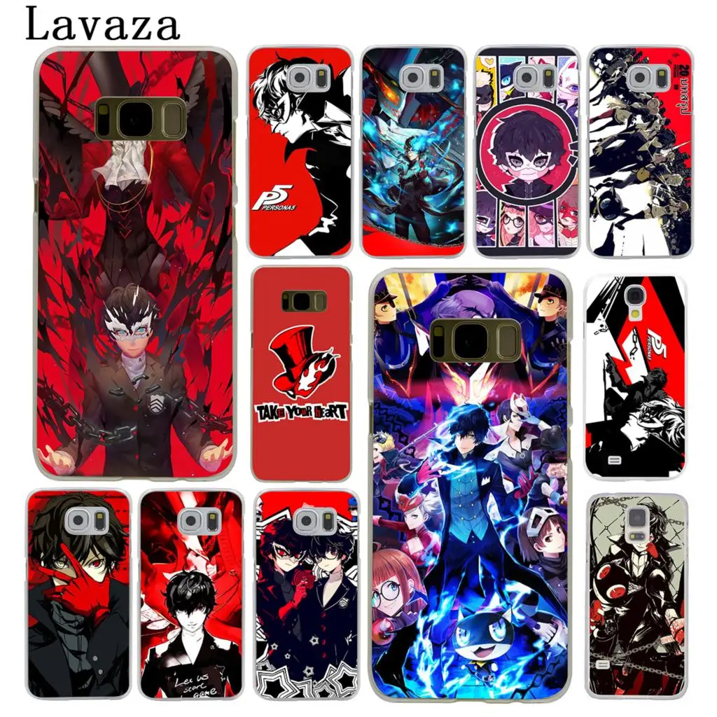 

Lavaza p5 P Persona 5 Hard Phone Case for Samsung Galaxy S8 S9 S10 Plus S10e Cover S6 S7 Edge Cases