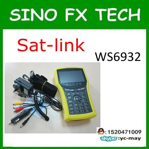 

4.3 inch LCD DVB-S2 satellite finder Satlink WS-6932 with spectrum analyzer