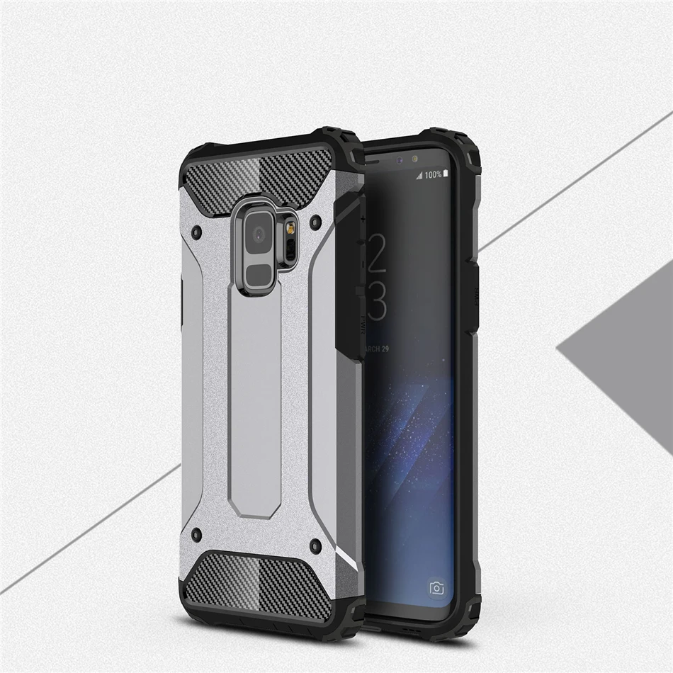

ZUCZUG for Samsung Galaxy S9 S8 Plus S7 S6 Edge A3 A5 A7 J3 J5 J7 2017 2018 Heavy Duty Armor Case Dual Layer Rugged Shell Cover