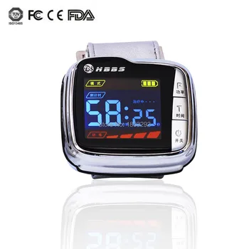 

Wrist laser therapy device LLLT treat hypertension diabetes rhinitis Nasal